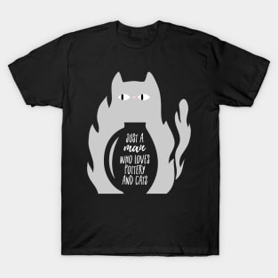 A man who loves pottery and cats T-Shirt